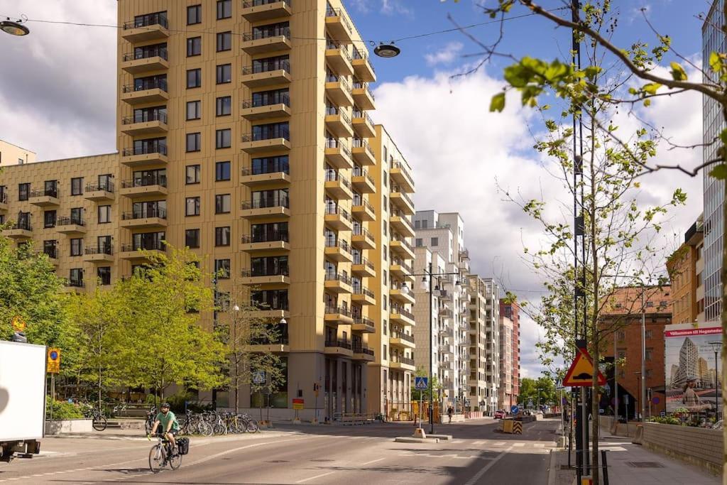 Апартаменты Modern Elegance I Hagastaden Стокгольм Экстерьер фото